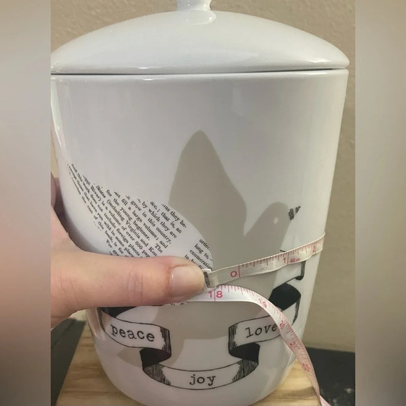 ST.NICHOLAS SQUARE DOVE PEACE/LOVE/JOY COOKIE JAR - Picture 7 of 9